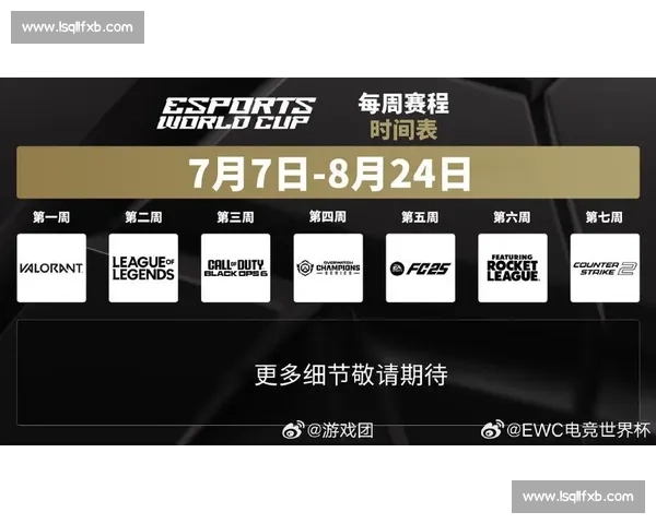 EWC世界电竞杯赛程，不容错过，一场属于所有电竞人的狂欢！